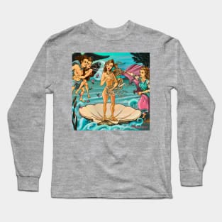 my modern version of "The Birth of Venus" Long Sleeve T-Shirt